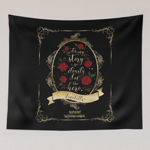 Item preview, It's my story so clearly I'm the hero. Donatella designed and sold by literarylifeco.