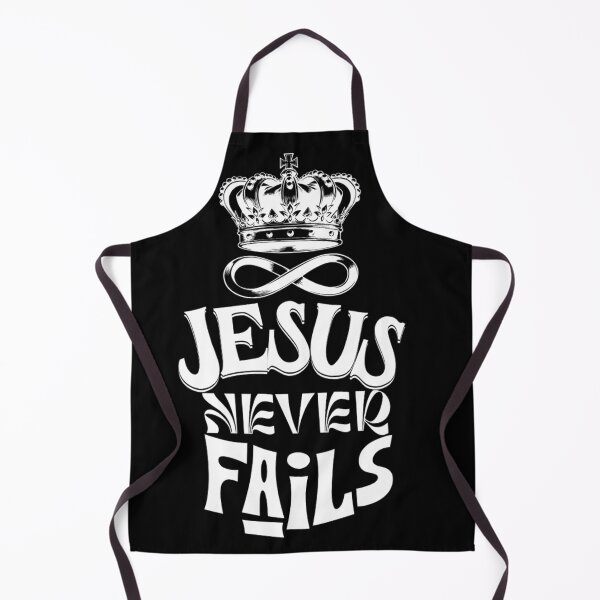 Item preview, JESUS NEVER FAILS designed and sold by Tee4Christ.