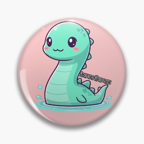 Item preview, Kawaii Loch Ness Monster or Champ designed and sold by AdirondacKuriosities.