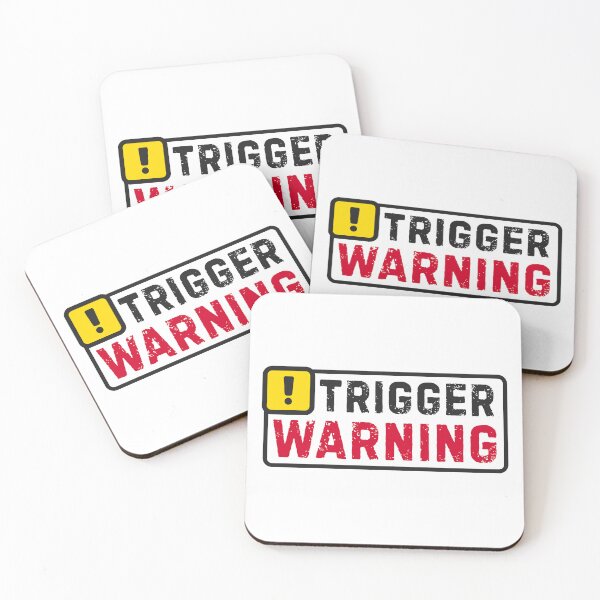 Item preview, Trigger Warning Hazard Sign designed and sold by UNK-Fatigues.