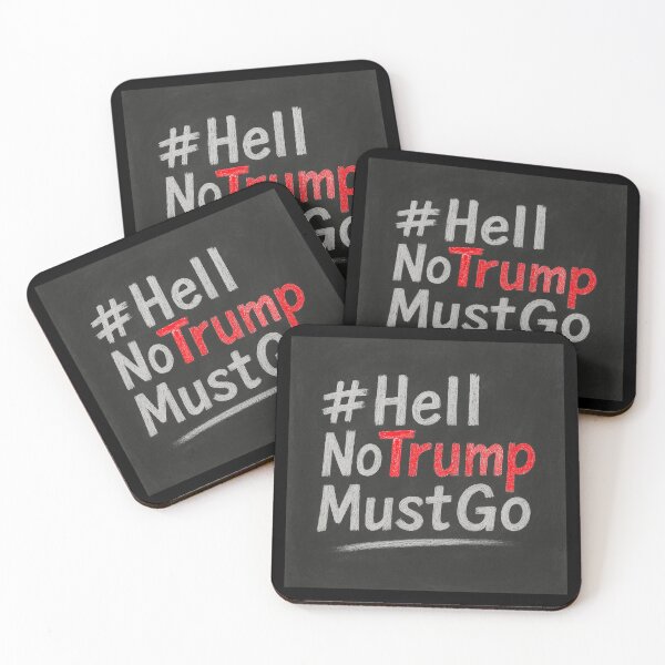 Item preview, #HellNoTrumpMustGo – Chalkboard Resistance Edition - HNTMG 11 designed and sold by WheelieGdArt.