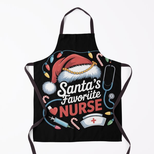 Item preview, Santa's Favourite Nurse Art Design designed and sold by Vitals&Vibez.