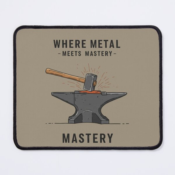 Item preview, Blacksmith Anvil Mastery - Where Metal Meets Craft designed and sold by Craft Ctyle.