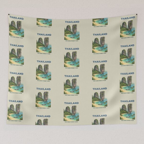 Item preview, Phu Sing - Thailand (Country Collection) designed and sold by HeartbeatPrint.