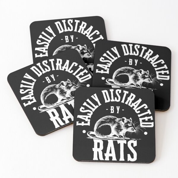 Item preview, Easily Distracted by Rats designed and sold by Marsh & Lump.