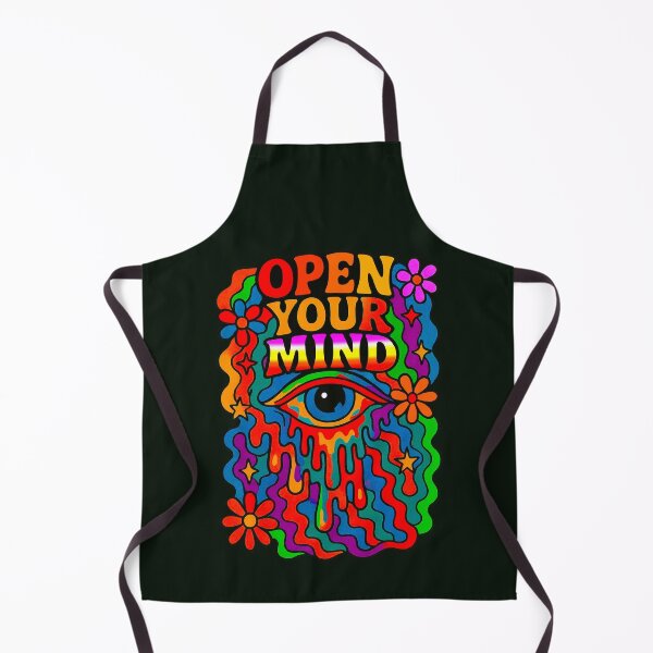 Item preview, Psychedelic Retro “Open Your Mind” Statement designed and sold by SHHCreations.