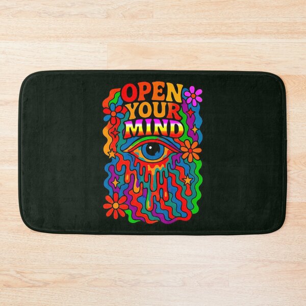 Item preview, Psychedelic Retro “Open Your Mind” Statement designed and sold by SHHCreations.