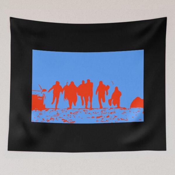Item preview, Running From Bulls Jackass 2 Red and Blue designed and sold by UNK-Fatigues.