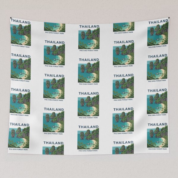 Item preview, Phu Sing - Thailand (Country Collection) designed and sold by HeartbeatPrint.