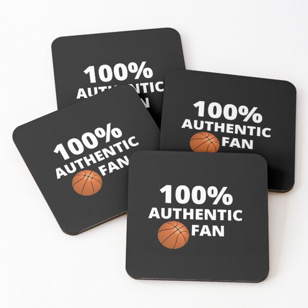 Item preview, 100% Authentic Basketball Design – White Font on Black Background Sports Quote designed and sold by Cultradesign.