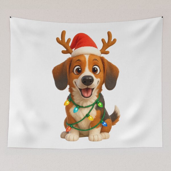 Item preview, Christmas Drever Dog designed and sold by Sillytoe.
