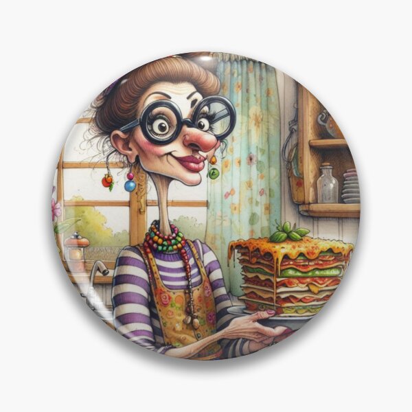 Item preview,  Kitchen Lady Serving Sass & Sauce  designed and sold by Beyond The Canvas.