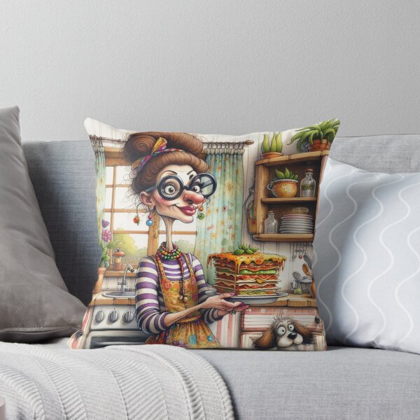 Item preview,  Kitchen Lady Serving Sass & Sauce  designed and sold by Beyond The Canvas.