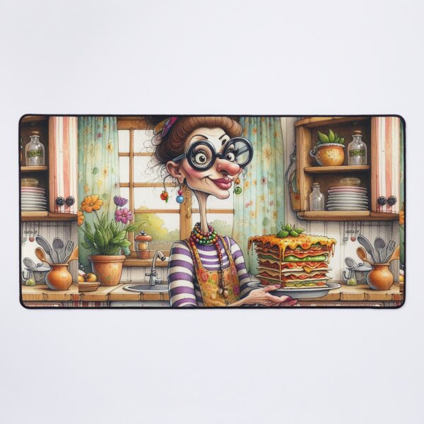 Item preview, Kitchen Lady Serving Sass & Sauce designed and sold by Beyond The Canvas.