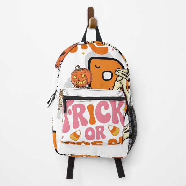Item preview, Trick or Treat Halloween: Skeleton with Pumpkin Head  designed and sold by circleback.