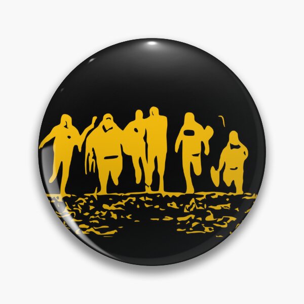 Item preview, Running From Bulls Jackass 2 Intro Yellow Silhouette  designed and sold by UNK-Fatigues.