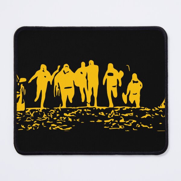 Item preview, Running From Bulls Jackass 2 Intro Yellow Silhouette  designed and sold by UNK-Fatigues.