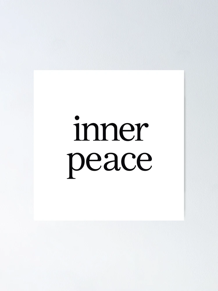 Thumbnail 1 of 3, Poster, inner peace designed and sold by Spirit of Siam.