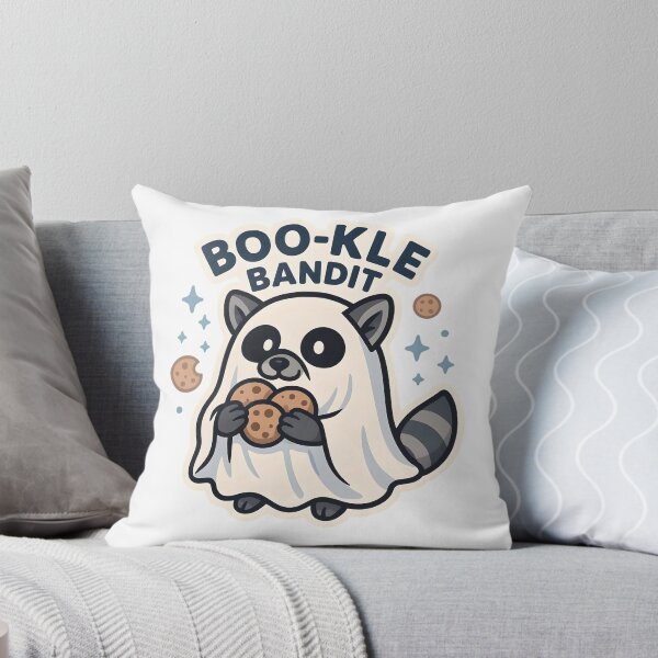 Item preview, Boo-kle Bandit — Ghost Raccoon Cookie Thief designed and sold by Cheerioza.
