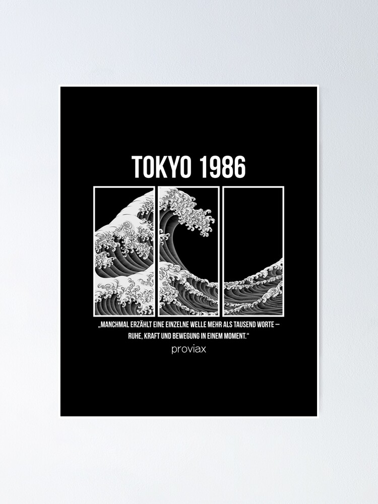Thumbnail 1 of 3, Poster, TOKYO 1986 designed and sold by proviax.