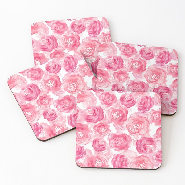 Item preview, Pink Watercolor Rose Floral Seamless Pattern designed and sold by Pattern_Haus.
