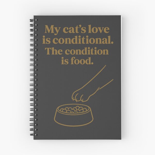 Item preview, Funny Cat Quote Shirt – “My Cat’s Love Is Conditional” – Cute Gift for Cat Dad & Cat Lovers designed and sold by AdelStore.