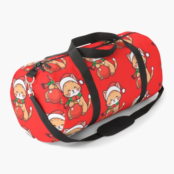 Item preview, Christmas Kitty with Santa Hat designed and sold by LitaBarc.