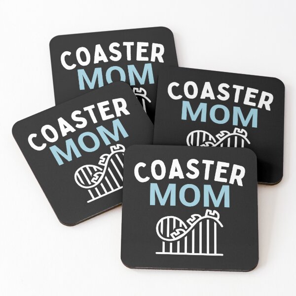 Item preview, COASTER MOM – Roller Coaster Lover Theme Park Gift designed and sold by Coaster Culture Industries.