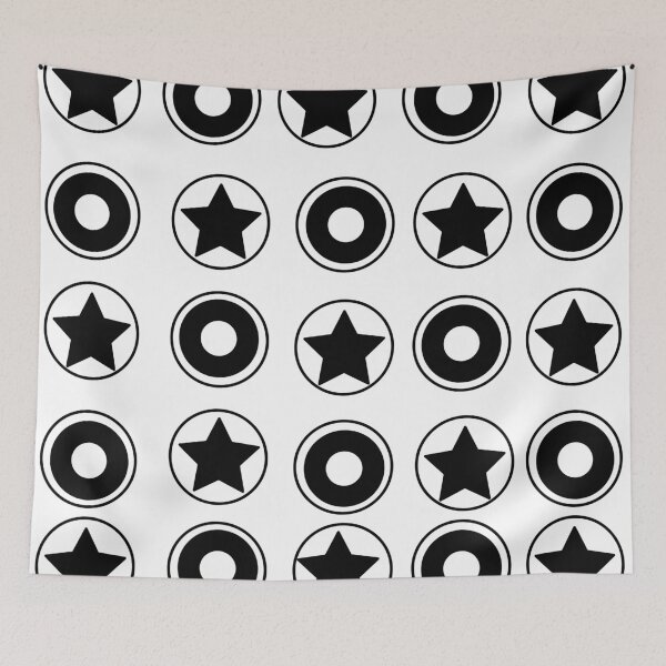 Item preview, Solid Round Circle with Five-Pointed Star – Minimal Black and White Design designed and sold by Cultradesign.