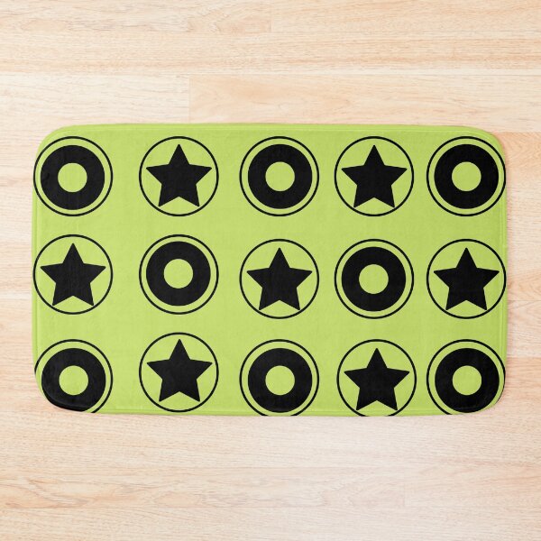Item preview, Solid Round Circle with Five-Pointed Star – Minimal Black and Green Design designed and sold by Cultradesign.