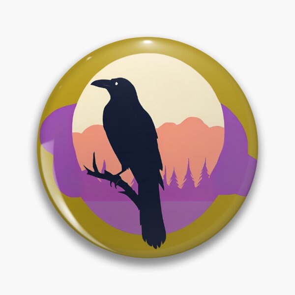 Item preview, Vector Raven [curry and blue] designed and sold by DarkStarling.