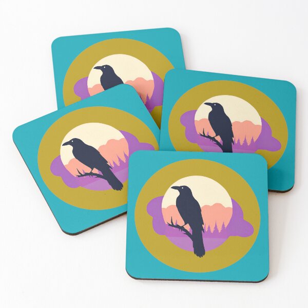 Item preview, Vector Raven [curry and blue] designed and sold by DarkStarling.