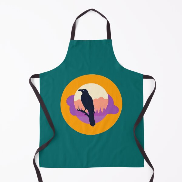 Item preview, Vector Raven [yellow and teal] designed and sold by DarkStarling.