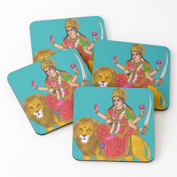 Item preview, Goddess Katyayani Divine Art designed and sold by Harshit_Digital_Arts.