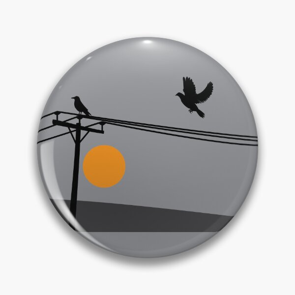 Item preview, Birds on Utility Pole designed and sold by ROSE ANN BANILAR.