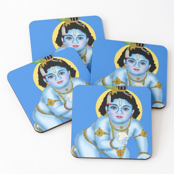 Item preview, Child Krishna Divine Art designed and sold by Harshit_Digital_Arts.