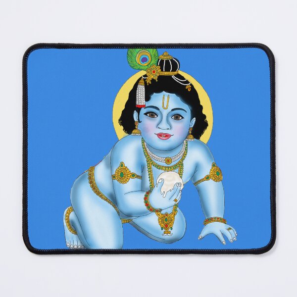 Item preview, Child Krishna Divine Art designed and sold by Harshit_Digital_Arts.