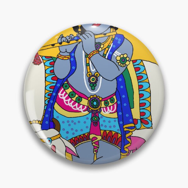 Item preview, Lord Krishna with Cow Divine Art designed and sold by Harshit_Digital_Arts.