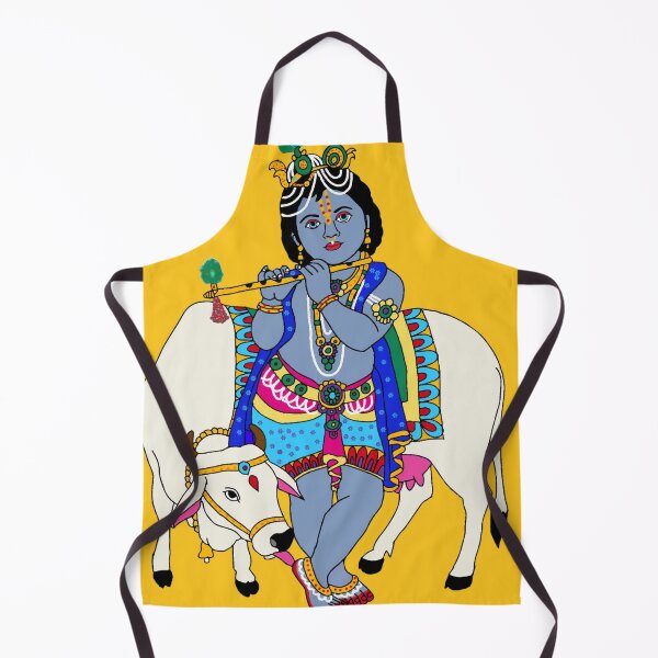 Item preview, Lord Krishna with Cow Divine Art designed and sold by Harshit_Digital_Arts.