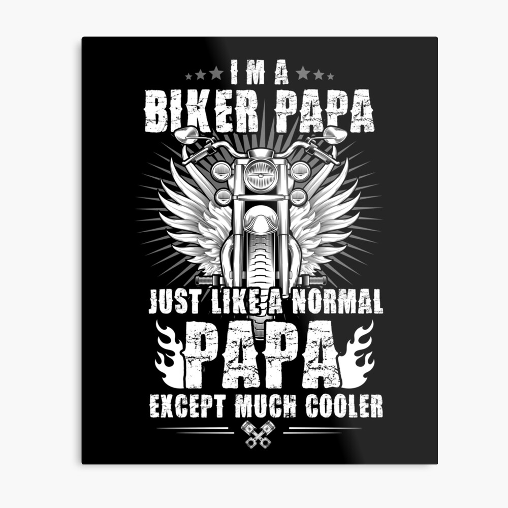 Im a Biker papa Shirt Motorcycle Rider Zip Hooded Sweatshirt