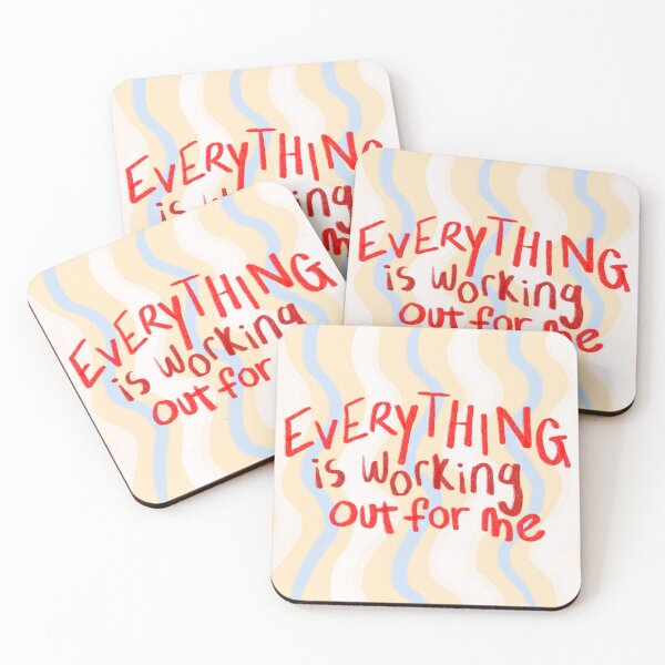 Item preview, Everything Is Working Out For Me designed and sold by BlissfulBean.