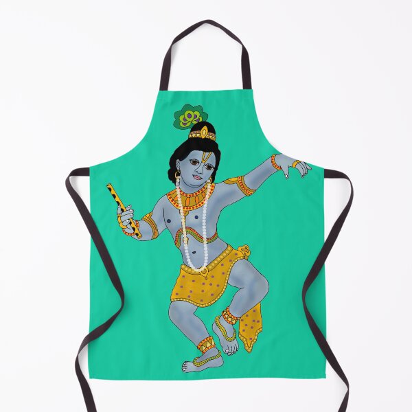 Item preview, Dancing Lord Krishna Divine Art designed and sold by Harshit_Digital_Arts.