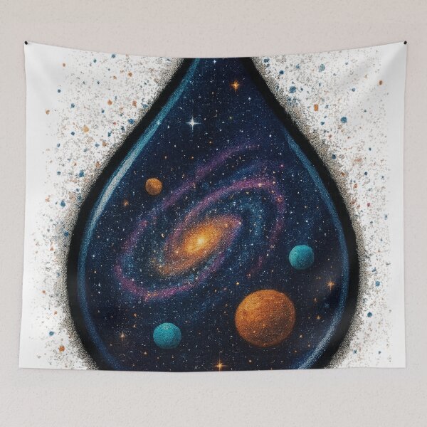 Item preview, The Universe in a Drop designed and sold by salehstore7.