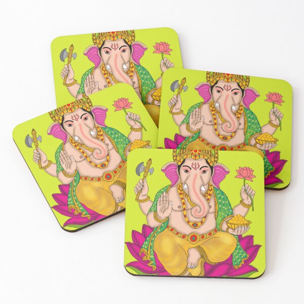 Item preview, Lord Ganesha Blessings Digital Art designed and sold by Harshit_Digital_Arts.
