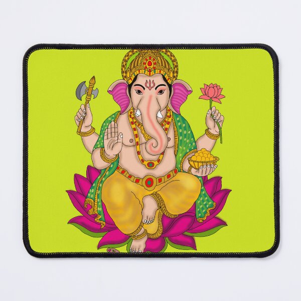 Item preview, Lord Ganesha Blessings Digital Art designed and sold by Harshit_Digital_Arts.
