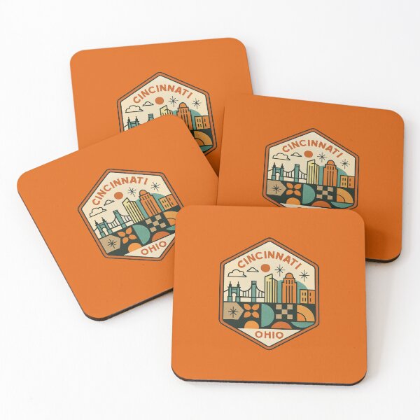 Item preview, Cincinnati designed and sold by Broken Antler Designs .