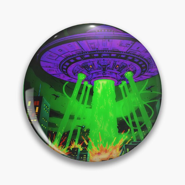 Item preview, 3I ATLAS HAS ARRIVED - Cosmic Invasion Retro Sci-Fi Poster designed and sold by CoffinsArt.