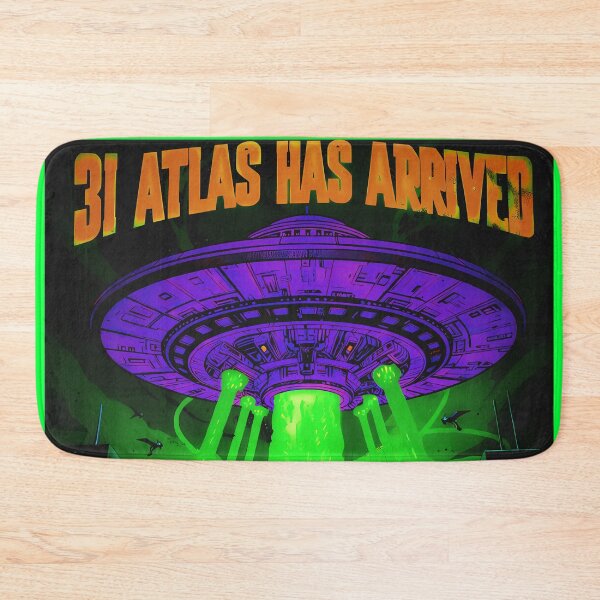 Item preview, 3I ATLAS HAS ARRIVED - Cosmic Invasion Retro Sci-Fi Poster designed and sold by CoffinsArt.