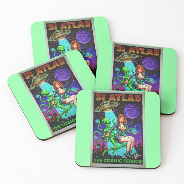 Item preview, 3I ATLAS The Cosmic Terror - Retro Sci-Fi Pinup Poster Art designed and sold by CoffinsArt.