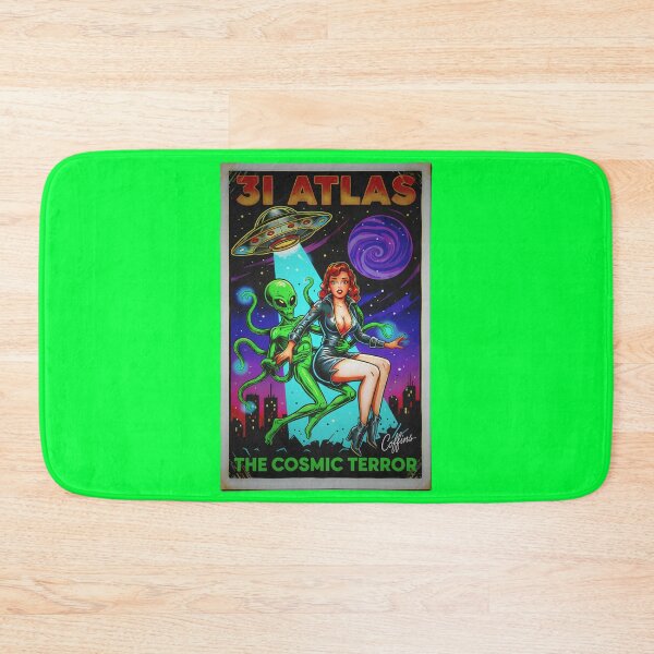 Item preview, 3I ATLAS The Cosmic Terror - Retro Sci-Fi Pinup Poster Art designed and sold by CoffinsArt.